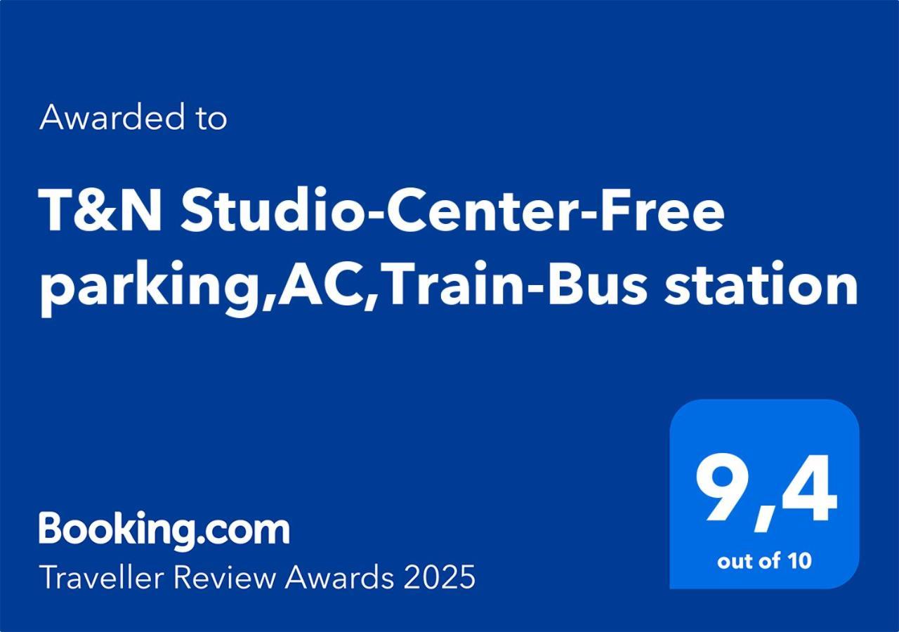 T&N Studio-Center-Free Parking,Ac,Train-Bus Station Szarajevó Kültér fotó